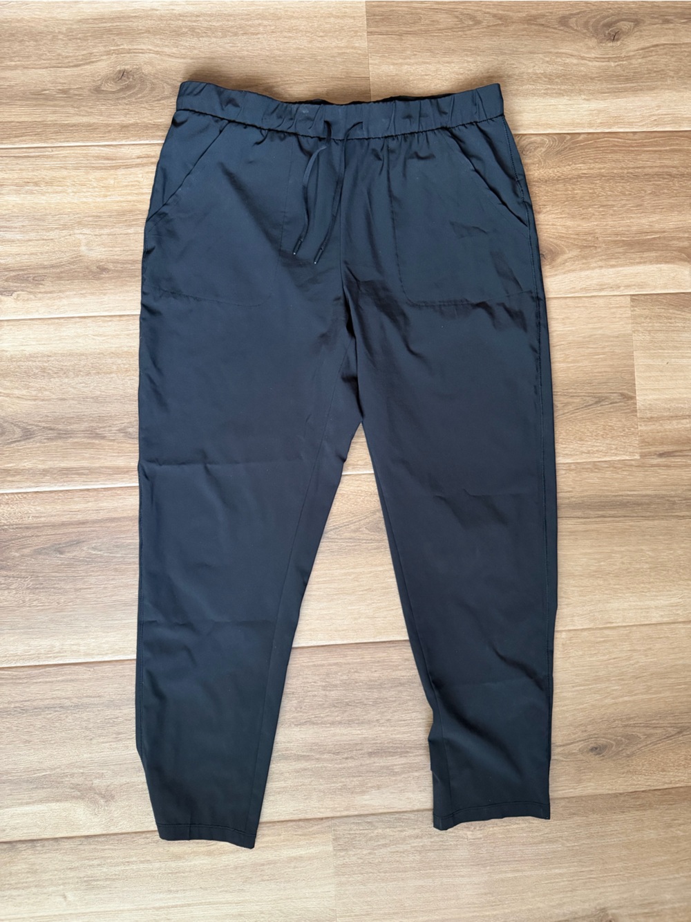 Athletic Works Black Drawstring Waist Jogger Pants